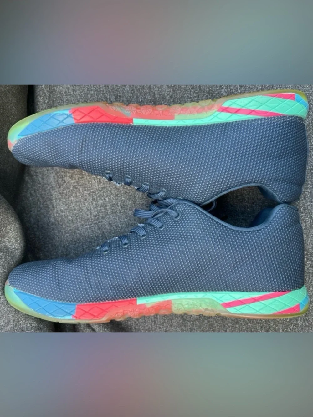 NoBull Blue Trainer Superfabric Shoes Men 11.5 or Women 13 - Picture 5 of 15